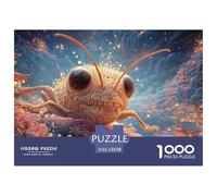 Sinoshow_24085_3D_Cartoon_a_Happy_Cute_Grasshopper_with_big_Tee_c8955b7d-a5d6-4940-a460-57769ea1cc83_4 1000 Pièces Casse-tête Difficile, Dur, Quasi Impossible Puzzle, Cadeau De Noël Aux Images Éclata