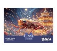 Sinoshow_24085_3D_Cartoon_a_Happy_Cute_Grasshopper_with_big_Tee_c8955b7d-a5d6-4940-a460-57769ea1cc83_1 1000 Pièces Casse-tête Stimulant Et Éducatif Jeu De Puzzle, Jouets Éducatifs Uniques Et Stimulan