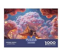 Sinoshow_24085_3D_Cartoon_a_Magical_Forest_with_Purple_Trees_an_2253ffe7-b392-41ec-92eb-4ac322ca3f8a_1 1000 Pièces Casse-tête Stimulant Et Éducatif Jeu De Puzzle, Cadeau De Noël Aux Images Éclatantes