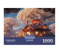 Sinoshow_24085_3D_Cartoon_Fantasy_Hobbit_House_with_a_Giant_tre_85053b3e-9c15-4a32-8c0a-60cfb986d4fd_2 1000 Pièces Casse-tête Difficile, Dur, Quasi Impossible Puzzle, Jeu Familial Anti-Stress, Jouets