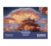 Sinoshow_24085_3D_Cartoon_Fantasy_Hobbit_House_with_a_Giant_tre_85053b3e-9c15-4a32-8c0a-60cfb986d4fd_4 1000 Pièces Casse-tête Stimulant Et Éducatif Puzzle, Jouets Éducatifs Uniques Et Stimulants,Stre