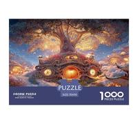 Sinoshow_24085_3D_Cartoon_Fantasy_Hobbit_House_with_a_Giant_tre_85053b3e-9c15-4a32-8c0a-60cfb986d4fd_1 1000 Pièces Casse-tête Difficile, Dur, Quasi Impossible Jeu De Puzzle, Jouets Éducatifs Uniques