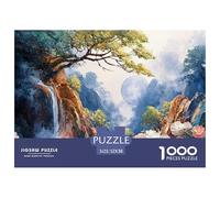 Sinoshow_24085_3D_Cartoon_Landscape_with_Trees_Flowers_and_a_WA_f3401f2c-493a-42aa-8bae-f98d4cdbd968_4 1000 Pièces Casse-tête Stimulant Et Éducatif Puzzle, Jouets Éducatifs Uniques Et Stimulants,Stre