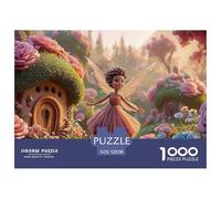Sinoshow_24085_3D_CGI-Style_Cartoon_Fairy_with_a_Pink_Rose_dres_a14f2f52-caf7-40dc-8e59-4ef597506f5b_1 1000 Pièces Casse-tête Difficile, Dur, Quasi Impossible Jeu De Puzzle, Cadeau De Noël Aux Images
