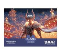 Sinoshow_24085_3D_Concept_Art_of_a_Black_Demon_with_Horns_and_g_055a118b-4ade-459a-bb48-0cdb71013025_3 1000 Pièces Casse-tête Stimulant Et Éducatif Puzzle, Cadeau De Noël Aux Images Éclatantes, Jouet