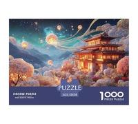 Sinoshow_24085_3D_Illustration_of_a_Green_Tea_House_Surrounded__6fb0ee35-f00c-42ac-9efb-319c214b0f13_4 1000 Pièces Casse-tête Difficile, Dur, Quasi Impossible Puzzle, Jeu Familial Anti-Stress, Cadeau