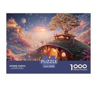 Sinoshow_24085_3D_Illustration_of_The_Shire_from_The_Lord_of_th_b439f9fc-b8ed-4fe3-b570-5490dcc2d111_1 1000 Pièces Casse-tête Difficile, Dur, Quasi Impossible Puzzle, Cadeau De Noël Aux Images Éclata