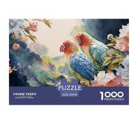Sinoshow_24085_3D_Painting_of_Two_Parrots_in_Love_Surrounded_by_e4c02bee-72e0-430f-9357-c4f1737de358_1 1000 Pièces Casse-tête Difficile, Dur, Quasi Impossible Puzzle, Jouets Éducatifs Uniques Et Stim