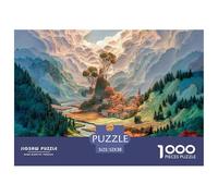 Sinoshow_24085_3D_Paper-Cut_Art_of_an_Illustration_a_Rural_vill_ee97821f-5888-4a24-98f3-fcdd292a1761_4 1000 Pièces Casse-tête Difficile, Dur, Quasi Impossible Puzzle, Jeu Familial Anti-Stress, Cadeau