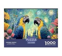Sinoshow_24085_3D_Parrot_Couple_in_Love_Surrounded_by_Colorful__66119290-bd77-485c-8fb2-212fdb135a07_2 1000 Pièces Casse-tête Amusant, Stimulant Et Cérébral Puzzle, Jouets Éducatifs Uniques Et Stimul