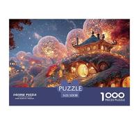 Sinoshow_24085_3D_Render_of_a_Cozy_Hobbit_Home_in_The_Shire_Wit_3e7bc161-2dc0-46ad-b95e-076ab90e3fde_1 1000 Pièces Casse-tête Stimulant Et Éducatif Jeu De Puzzle, Cadeau De Noël Aux Images Éclatantes