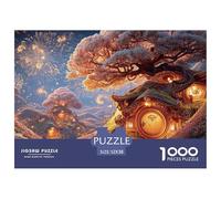 Sinoshow_24085_3D_Render_of_a_Hobbit_House_Under_a_Large_Tree_w_27f3967f-173c-4a38-9d95-277c183dd534_1 1000 Pièces Casse-tête Difficile, Dur, Quasi Impossible Puzzle, Cadeau De Noël Aux Images Éclata