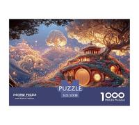Sinoshow_24085_3D_Render_of_a_Hobbit_House_Under_a_Large_Tree_w_27f3967f-173c-4a38-9d95-277c183dd534_3 1000 Pièces Casse-tête Stimulant Et Éducatif Puzzle, Cadeau De Noël Aux Images Éclatantes, Jouet