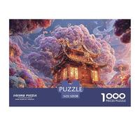 Sinoshow_24085_3D_Render_of_a_Small_House_Covered_in_Purple_and_c02f17da-c073-443a-982a-3460be905ee9_4 1000 Pièces Casse-tête Difficile, Dur, Quasi Impossible Jeu De Puzzle, Cadeau De Noël Aux Images