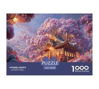 Sinoshow_24085_3D_Render_of_a_Small_House_Covered_in_Purple_and_c02f17da-c073-443a-982a-3460be905ee9_1 1000 Pièces Casse-tête Stimulant Et Éducatif Puzzle, Jeu Familial Anti-Stress, Jouets Familiaux