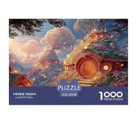 Sinoshow_24085_3D_Render_of_Adorable_Hobbit_Houses_nestled_in_l_22593c6b-e4ac-4646-9068-acbc0e3a4dea_3 1000 Pièces Casse-tête Difficile, Dur, Quasi Impossible Puzzle, Jouets Éducatifs Uniques Et Stim