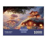 Sinoshow_24085_3D_Render_of_Adorable_Hobbit_Houses_nestled_in_l_22593c6b-e4ac-4646-9068-acbc0e3a4dea_2 1000 Pièces Casse-tête Stimulant Et Éducatif Jeu De Puzzle, Cadeau De Noël Aux Images Éclatantes