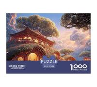 Sinoshow_24085_3D_Render_of_Hobbit_Houses_with_Trees_on_The_roo_3fa15b79-f744-41b6-a653-cf88726bc2f3_4 1000 Pièces Casse-tête Stimulant Et Éducatif Puzzle, Jouets Éducatifs Uniques Et Stimulants,Stre