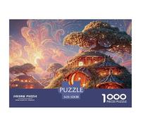 Sinoshow_24085_3D_Render_of_Hobbit_Houses_with_Trees_on_The_roo_3fa15b79-f744-41b6-a653-cf88726bc2f3_1 1000 Pièces Casse-tête Difficile, Dur, Quasi Impossible Puzzle, Jeu Familial Anti-Stress, Cadeau