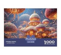 Sinoshow_24085_a_Beautiful_Colorful_Fantasy_Village_in_The_Fore_449a00bd-8468-4d6c-b59e-28fef88eaf6c_1 1000 Pièces Casse-tête Amusant, Stimulant Et Cérébral Puzzle, Jouets Éducatifs Uniques Et Stimul