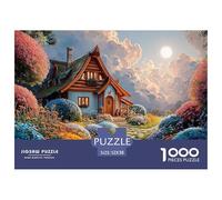 Sinoshow_24085_a_Beautiful_Cottage_Surrounded_by_Colorful_Flowe_af109d72-2ccc-424a-a19a-a2b23dc160f3_1 1000 Pièces Casse-tête Amusant, Stimulant Et Cérébral Puzzle, Jeu Familial Anti-Stress, Jouets F