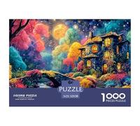 Sinoshow_24085_a_Beautiful_Fantasy_House_with_Stone_Walls_woode_adc40105-c67e-4bcd-a3b1-f85cef03bff0_3 1000 Pièces Casse-tête Difficile, Dur, Quasi Impossible Jeu De Puzzle, Cadeau De Noël Aux Images