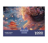 Sinoshow_24085_a_Beautiful_Geisha_with_Dark_Hair_and_Pink_Eyes__03f3bd91-eda5-4224-b1e0-631bd4db82ce_3 1000 Pièces Casse-tête Stimulant Et Éducatif Puzzle, Cadeau De Noël Aux Images Éclatantes, Cadea