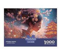 Sinoshow_24085_a_Beautiful_Geisha_Woman_with_Dark_Hair_and_Cher_a3f46cfc-6cd4-44d0-9341-7589b9cff68f_2 1000 Pièces Casse-tête Difficile, Dur, Quasi Impossible Puzzle, Jeu Familial Anti-Stress, Jouets