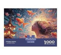 Sinoshow_24085_a_Beautiful_Girl_is_Swimming_in_The_Water_surrou_07707a07-798c-46ee-b3c4-5d31eb0dc10c_1 1000 Pièces Casse-tête Difficile, Dur, Quasi Impossible Puzzle, Jouets Éducatifs Uniques Et Stim