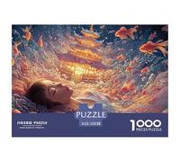 Sinoshow_24085_a_Beautiful_Girl_is_Swimming_in_The_Water_surrou_07707a07-798c-46ee-b3c4-5d31eb0dc10c_3 1000 Pièces Casse-tête Stimulant Et Éducatif Jeu De Puzzle, Jeu Familial Anti-Stress, Jouets Fam