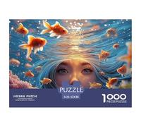 Sinoshow_24085_a_Beautiful_Girl_is_Swimming_in_The_Water_surrou_62a5f144-5735-4665-a11d-f02f6bca84eb_3 1000 Pièces Casse-tête Amusant, Stimulant Et Cérébral Jeu De Puzzle, Jouets Éducatifs Uniques Et