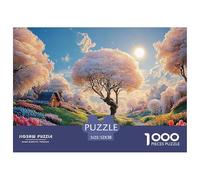 Sinoshow_24085_a_Beautiful_Landscape_of_Cherry_Blossom_Trees_tu_bc2edba6-22ed-4abb-98e6-8c49222b8946_4 1000 Pièces Casse-tête Amusant, Stimulant Et Cérébral Puzzle, Jeu Familial Anti-Stress, Cadeaux