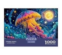 Sinoshow_24085_a_Beautiful_Luminous_Jellyfish_Glows_with_an_arr_117639f8-b398-4c84-97a0-2a99c8bf419b_3 1000 Pièces Casse-tête Stimulant Et Éducatif Jeu De Puzzle, Cadeau De Noël Aux Images Éclatantes