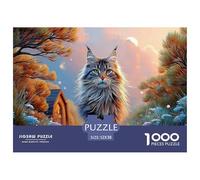 Sinoshow_24085_a_Beautiful_Painting_of_an_Adorable_Long-Haired__a7b38cb3-32e3-475e-a245-585c9ff7d944_3 1000 Pièces Casse-tête Amusant, Stimulant Et Cérébral Puzzle, Cadeau De Noël Aux Images Éclatant