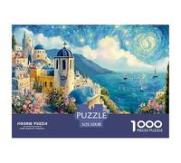 Sinoshow_24085_a_Beautiful_Painting_of_The_Picturesque_Greek_is_9fdf7d7c-f62b-48db-8013-256d73cbfcb7_4 1000 Pièces Casse-tête Amusant, Stimulant Et Cérébral Puzzle, Jouets Éducatifs Uniques Et Stimul