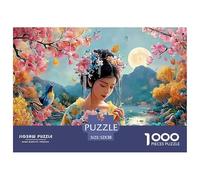 Sinoshow_24085_a_Beautiful_Woman_in_an_Elegant_Yellow_Robe_Hold_9c90877b-5cab-4ea6-a20c-cf1a56c2eaed_3 1000 Pièces Casse-tête Stimulant Et Éducatif Jeu De Puzzle, Cadeau De Noël Aux Images Éclatantes