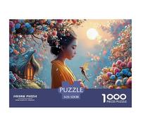 Sinoshow_24085_a_Beautiful_Woman_Wearing_an_Orange-Yellow_Robe__d2b92095-2493-4561-a3a0-2f132ca7dbe8_1 1000 Pièces Puzzles Difficile, Dur, Quasi Impossible Jeu De Puzzle, Jeu Familial Anti-Stress, Jo