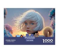 Sinoshow_24085_a_Beautiful_Woman_with_a_White_bob_Haircut_and_b_9dce1d56-c7a6-441a-845b-b20e10b3dd09_1 1000 Pièces Puzzles Stimulant Et Éducatif Puzzle, Jouets Éducatifs Uniques Et Stimulants,Stress