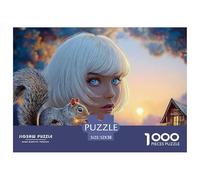 Sinoshow_24085_a_Beautiful_Woman_with_a_White_bob_Haircut_and_b_9dce1d56-c7a6-441a-845b-b20e10b3dd09_2 1000 Pièces Casse-tête Amusant, Stimulant Et Cérébral Jeu De Puzzle, Cadeau De Noël Aux Images É