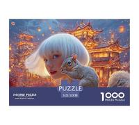 Sinoshow_24085_a_Beautiful_Woman_with_a_White_bob_Hairstyle_and_34d5a0c5-0383-43df-b71e-402a3da9e8c9_2 1000 Pièces Casse-tête Stimulant Et Éducatif Puzzle, Jeu Familial Anti-Stress, Jouets Familiaux