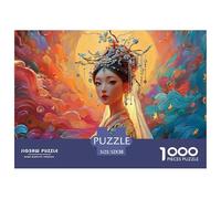 Sinoshow_24085_a_Beautiful_Young_Woman_Wearing_Red_and_Gold_EMB_65130453-c432-4538-83dd-d7f7cd73b2f4_2 1000 Pièces Casse-tête Amusant, Stimulant Et Cérébral Jeu De Puzzle, Cadeau De Noël Aux Images É