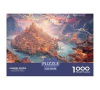 Sinoshow_24085_a_Birds-Eye_View_of_The_Entire_Map_with_Mountain_59e5851f-5e68-42db-9baf-378643005156_3 1000 Pièces Casse-tête Stimulant Et Éducatif Jeu De Puzzle, Jouets Éducatifs Uniques Et Stimulan