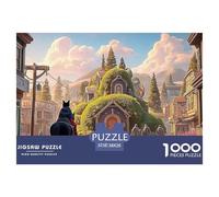 Sinoshow_24085_a_Black_Cat_Dressed_in_Red_and_Blue_Riding_on_th_cf93bb57-e02c-4499-8608-7b3328f8deab_1 1000 Pièces Casse-tête Difficile, Dur, Quasi Impossible Jeu De Puzzle, Jouets Éducatifs Uniques