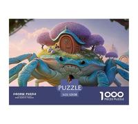 Sinoshow_24085_a_Blue-Green_Crab_with_Black_Legs_Carrying_an_as_058b9a2a-31b8-499b-8554-ac89531d9f3c_1 1000 Pièces Casse-tête Difficile, Dur, Quasi Impossible Jeu De Puzzle, Jouets Éducatifs Uniques