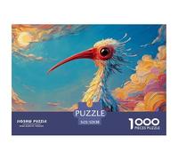Sinoshow_24085_a_Cartoon_of_an_ibis_with_Blue_and_White_Feather_ce6f9ed2-533b-4515-9ab7-caa851d5aeb6_3 1000 Pièces Puzzles Difficile, Dur, Quasi Impossible Jeu De Puzzle, Jeu Familial Anti-Stress, Jo