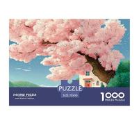 Sinoshow_24085_a_Cherry_Blossom_Tree_Two_Cats_Sitting_Under_The_17d608ea-9366-4e49-9905-3ff015e8396e_3 1000 Pièces Puzzles Difficile, Dur, Quasi Impossible Jeu De Puzzle, Jeu Familial Anti-Stress, Ca