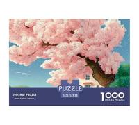 Sinoshow_24085_a_Cherry_Blossom_Tree_Two_Cats_Sitting_Under_The_17d608ea-9366-4e49-9905-3ff015e8396e_3 1000 Pièces Puzzles Stimulant Et Éducatif Puzzle, Jouets Éducatifs Uniques Et Stimulants,Stress