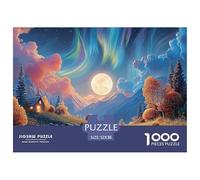 Sinoshow_24085_a_Colorful_Forest_with_a_River_a_Full_Moon_and_v_c0274d81-0631-4375-b1a3-7f48292d63e9_2 1000 Pièces Puzzles Difficile, Dur, Quasi Impossible Puzzle, Jouets Éducatifs Uniques Et Stimula