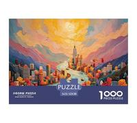 Sinoshow_24085_a_Colorful_Illustration_of_The_Cityscape_in_Shen_e4cc7409-49f8-4d19-a8ba-cfc1fb86e942_4 1000 Pièces Puzzles Difficile, Dur, Quasi Impossible Jeu De Puzzle, Jeu Familial Anti-Stress, Ca
