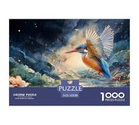 Sinoshow_24085_a_Colorful_Kingfisher_Bird_is_Flying_Over_The_WA_190c6e2f-516f-4f4a-a752-6c50fa34454a_4 1000 Pièces Casse-tête Stimulant Et Éducatif Puzzle, Jeu Familial Anti-Stress, Jouets Familiaux
